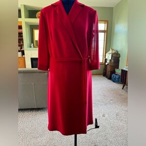Talbots crepe wrap dress